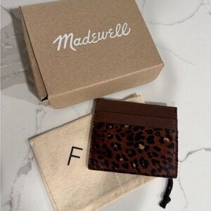 New leopard card case